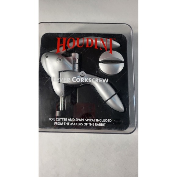 Houdini‎ Lever Corkscrew Wine Opener Foil Cutter Spare Spiral Bar Tool - Picture 3 of 9